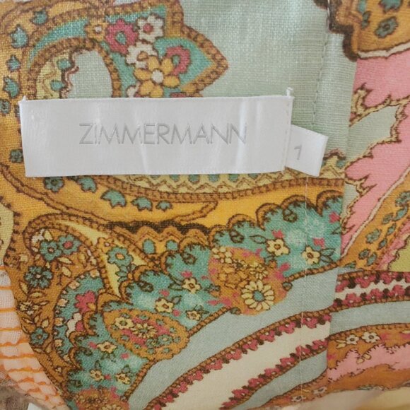 Zimmerman Maxine Picnic Skirt with Long Skirt. Size 1. - Picture 11 of 11